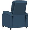vidaXL Massagesessel Blau Stoff