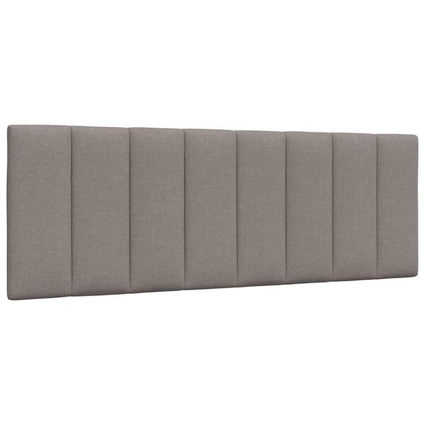 vidaXL Kopfteil-Kissen "Hanko" Taupe 120 cm Stoff