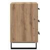 vidaXL Nachttisch Artisan-Eiche 40 x 40 x 66 cm Holzwerkstoff