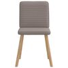 vidaXL Esszimmerst&uuml;hle 4 Stk. Taupe Stoff