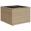 vidaXL Gartensofa-set Beige 55 x 55 x 37 cm Poly-Rattan