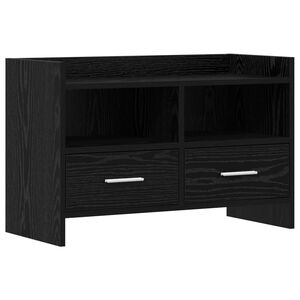 vidaXL TV-Schr&auml;nk 71,5 x 33 x 47 cm Schwarze Eiche Holzwerkstoff