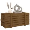 vidaXL Truhe Honigbraun 91x40,5x42 cm Massivholz Kiefer