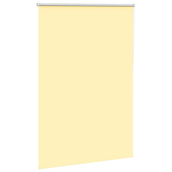 vidaXL Verdunkelungsrollo Gelb 95x150 cm Stoffbreite 90,7 cm Polyester