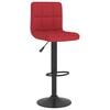 vidaXL Barhocker Weinrot Stoff