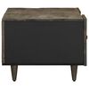 vidaXL Couchtisch Hellgrau 100x54x40 cm Massivholz Mango