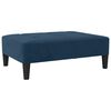 vidaXL Schlafsofa 2-Sitzer mit Hocker Blau Samt