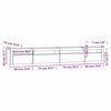 vidaXL TV-Schrank mit LED-Leuchten R&auml;uchereiche 270x35x40 cm