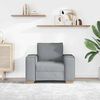 vidaXL Sofa Stuhl Hellgrau 60 cm Stoff