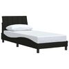 vidaXL Bettgestell ohne Matratze "Hanko" Schwarz 80x200 cm Stoff