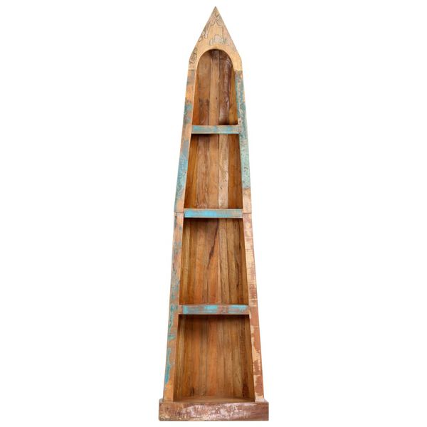 vidaXL B&uuml;cherregal 50x40x180 cm Altholz Massiv