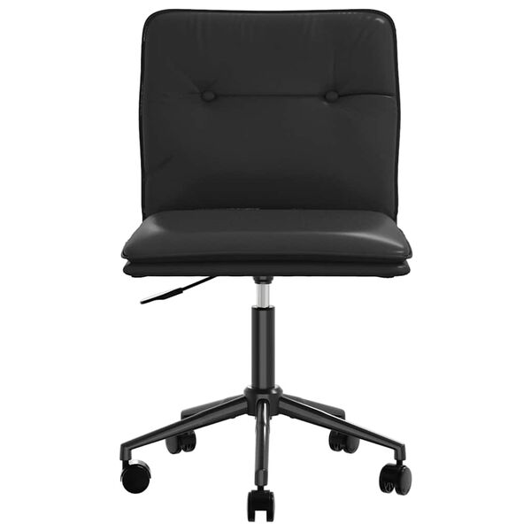 vidaXL Esszimmerst&uuml;hle 2 Stk. Schwarz Kunstleder