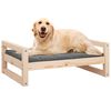 vidaXL Hundebett 75,5x55,5x28 cm Massivholz Kiefer