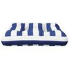 vidaXL Palettenkissen Blau Wei&szlig; Gestreift 50x50x12 cm Stoff