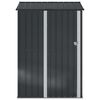 vidaXL Gartenh&uuml;tten Anthrazit 140,5 x 74 x 200 cm Metall
