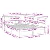 vidaXL Massivholzbett mit Regal ohne Matratze Wei&szlig; 160x200 cm Kiefer