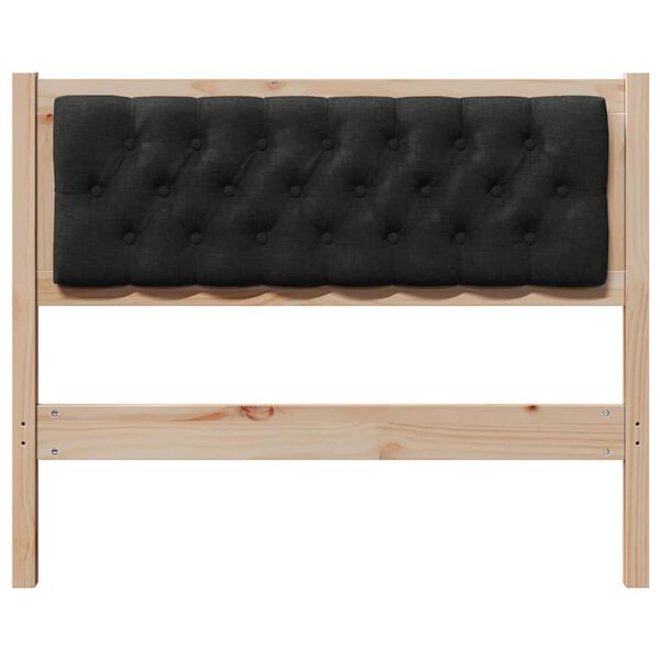 vidaXL Kopfteil Sonstiges Braun und Schwarz 100 cm Massivholz Kiefer