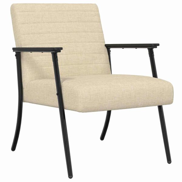 vidaXL Sessel Creme 59 x 75 x 78 cm Stoff