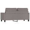 vidaXL 2-Sitzer-Sofa Taupe 140 cm Stoff