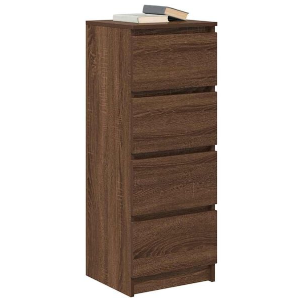 vidaXL Sideboard Braun Eichen-Optik 37,5x35x99 cm Holzwerkstoff