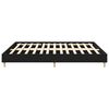 vidaXL Bettrahmen Schwarz Eichen-Optik 203 x 203 x 25 cm Holzwerkstoff