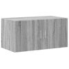 vidaXL Hochschrank Grau Sonoma 80x42,5x225 cm Holzwerkstoff