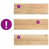 vidaXL Treppenstufen 20 Stk. Unbehandelt 80x25x2 cm Massivholz Eiche