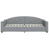 vidaXL Tagesbett Hellgrau 90x200 cm Stoff