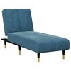 vidaXL 2-tlg. Sofagarnitur Blau Samt