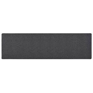 vidaXL Teppichl&auml;ufer Anthrazit 80x300 cm