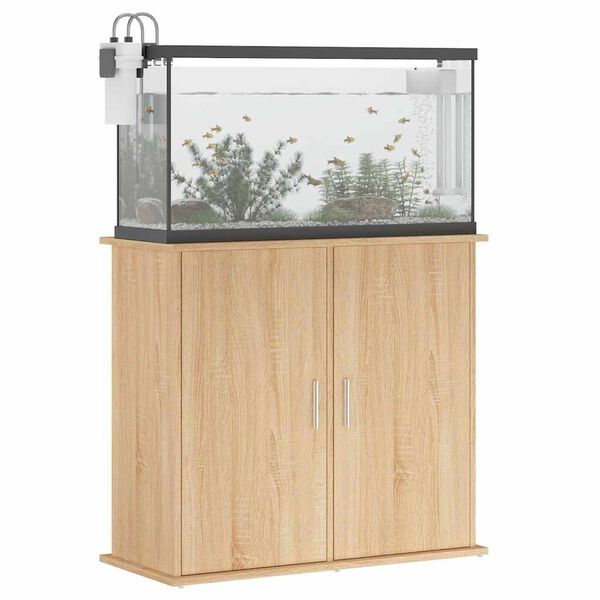 vidaXL Aquariumst&auml;nder Sonoma-Eiche 81 x 36 x 73 cm Holzwerkstoff