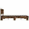 vidaXL Bettgestell R&auml;uchereiche 140x190 cm Holzwerkstoff und Metall