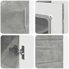 vidaXL Holzschrank Beton Grau 88,5 x 30,5 x 73 cm Holzwerkstoff