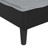 vidaXL Schlafsofa in L-Form Hellgrau 255x140x70 cm Stoff