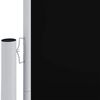 vidaXL Seitenmarkise Ausziehbar Schwarz 200x600 cm