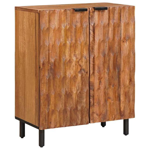 vidaXL Sideboard Akazienbraune Oberfl&auml;che 60 x 33 x 75 cm