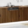 vidaXL Geschirrsp&uuml;lerblende Porto Braun Eichen-Optik 60x1,5x67 cm