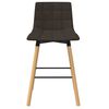vidaXL Barhocker 2 Stk. Taupe Stoff