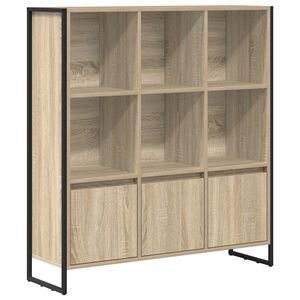 vidaXL B&uuml;cherregal 99,5 x 30 x 108 cm Holzwerkstoff Sonoma