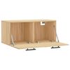 vidaXL Wandschrank Sonoma-Eiche 80x36,5x35 cm Holzwerkstoff