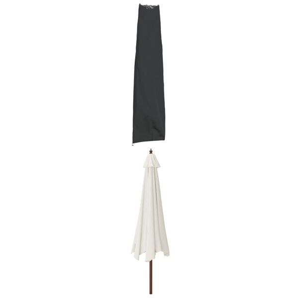 vidaXL Sonnenschirm-Schutzh&uuml;lle Schwarz 190x50/30 cm 420D Oxford