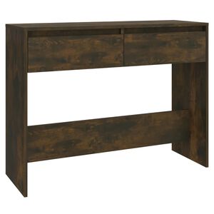 vidaXL Konsolentisch R&auml;uchereiche 100x35x76,5 cm Holzwerkstoff