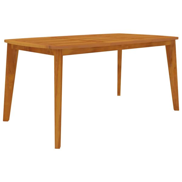 vidaXL Gartentisch 160x90x75 cm Massivholz Akazie