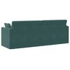vidaXL Boden-Sofa-Bett 200cm Dunkelgr&uuml;n Samt