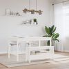 vidaXL Flurbank Wei&szlig; 100 x 28 x 45 cm Massivholz Kiefer