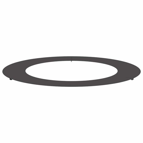 vidaXL geeignet f&uuml;r flachen Baumring Schwarz &Oslash;60 / 90 cm Stahl