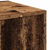 vidaXL Beistelltische 3 Stk. Altholz-Optik Holzwerkstoff