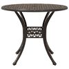 vidaXL Garten Essgruppe 5 pcs Bronze 90 x 90 x 75 cm Gussaluminium