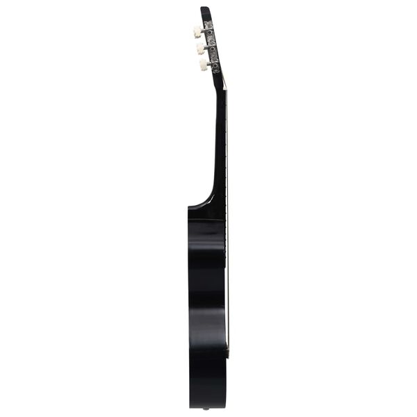 vidaXL Klassikgitarre f&uuml;r Anf&auml;nger mit Tasche Schwarz 4/4 39"