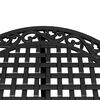 vidaXL 3-tlg. Bistro-Set Schwarz Aluminiumguss